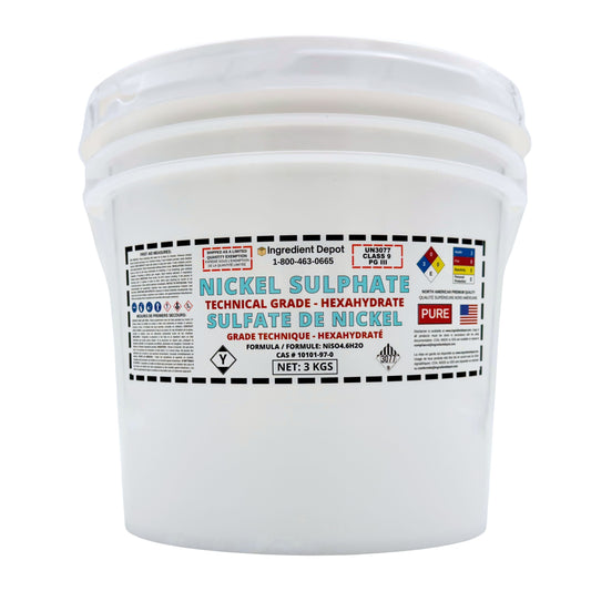 Nickel Sulphate (Sulfate) Hexahydrate 3 kgs