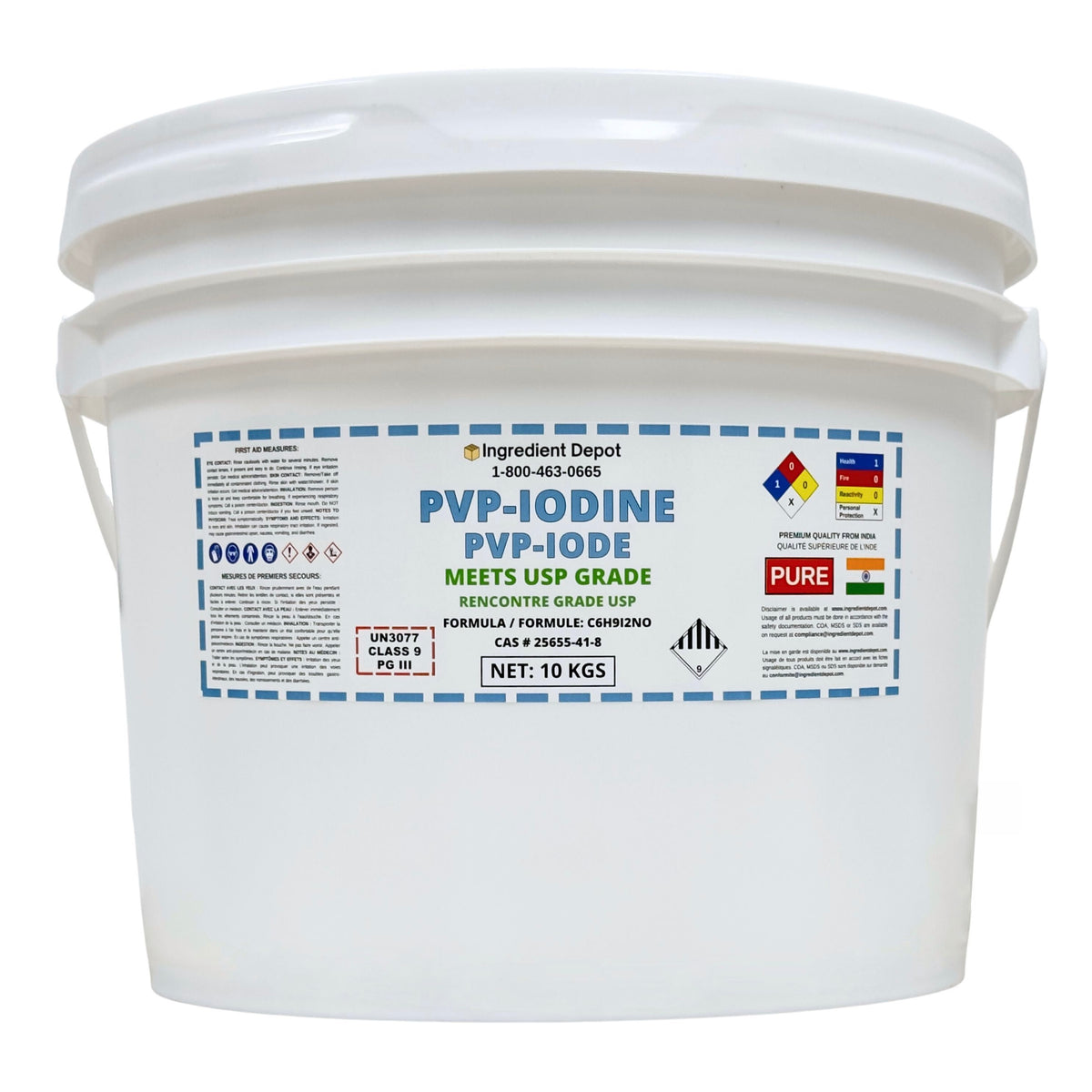 PVP-Iodine (PVP-I, Povidone-Iodine) 10 kgs