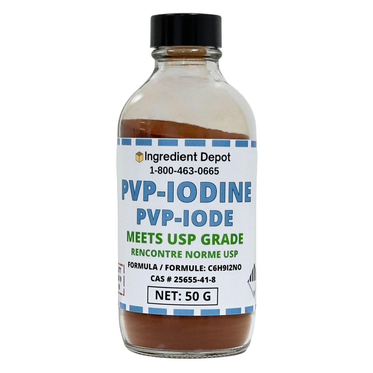 PVP-Iodine (PVP-I, Povidone-Iodine) 50g