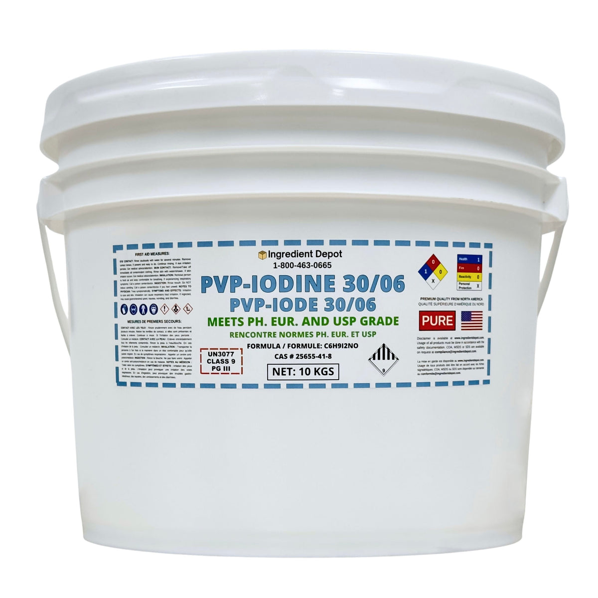 PVP-Iodine 30/06 (PVP-I, Povidone-Iodine) 10 kgs