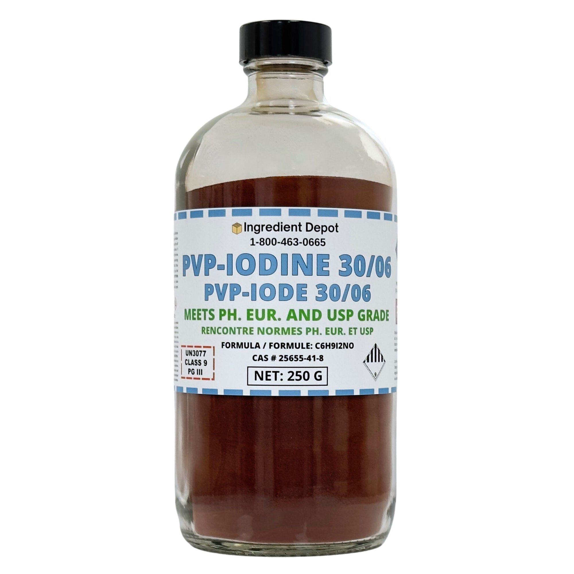 PVP-Iodine 30/06 (PVP-I, Povidone-Iodine) 250g