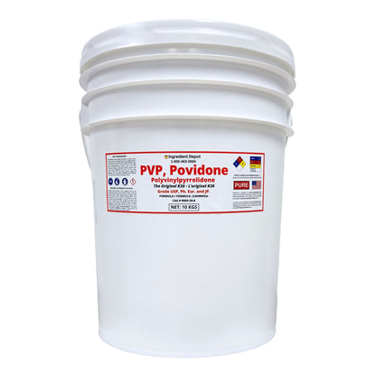 PVP Original K30, Povidone, Polyvinylpyrrolidone 10 kgs - IngredientDepot.com