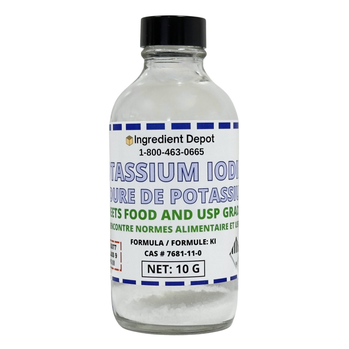 Potassium Iodide +99% USP Grade 10g