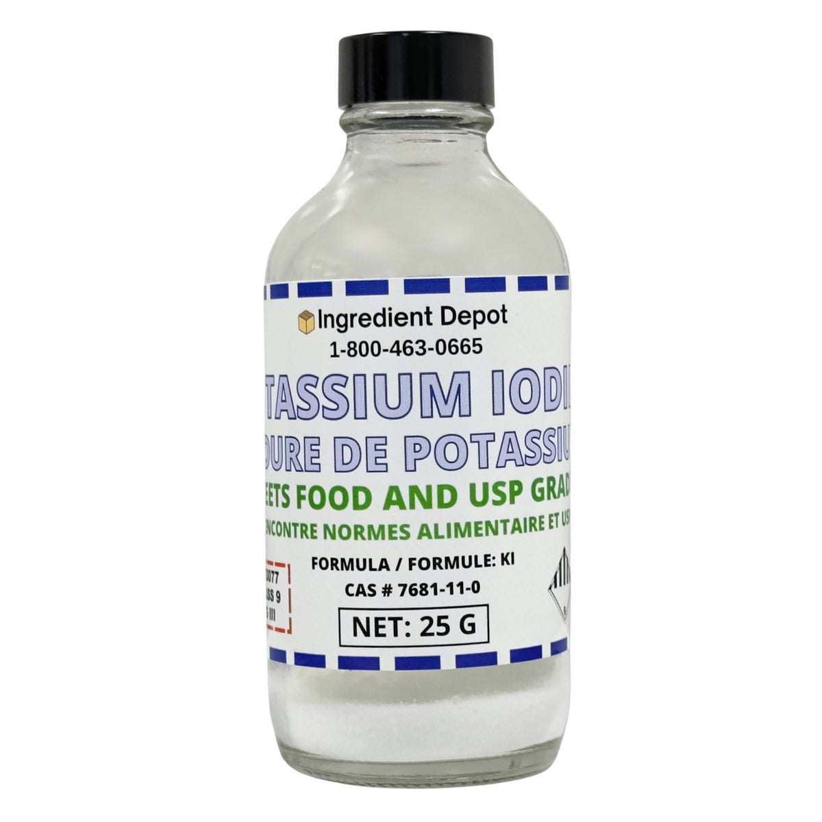 Potassium Iodide +99% USP Grade 25g