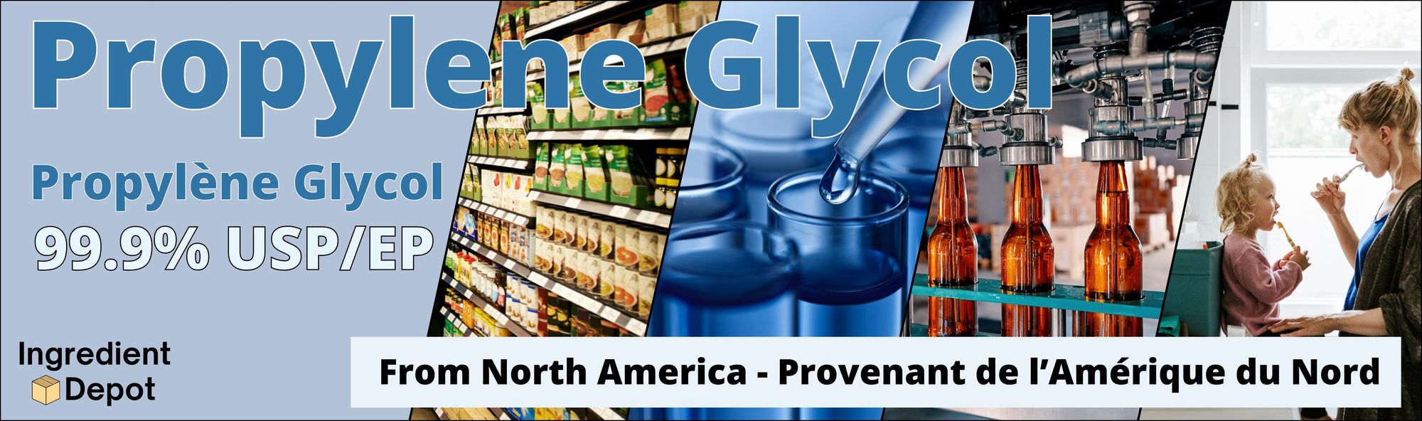 Ingredient Depot Propylene Glycol 99.9% USP/EP