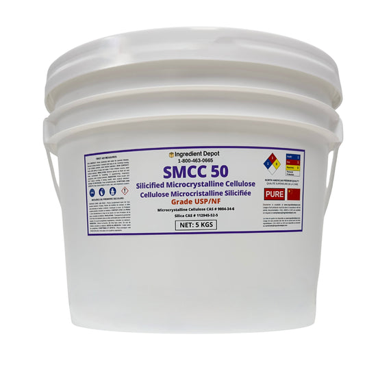SMCC 50 Silicified Microcrystalline Cellulose - USP/NF Grade 5 kgs - Ingredient Depot