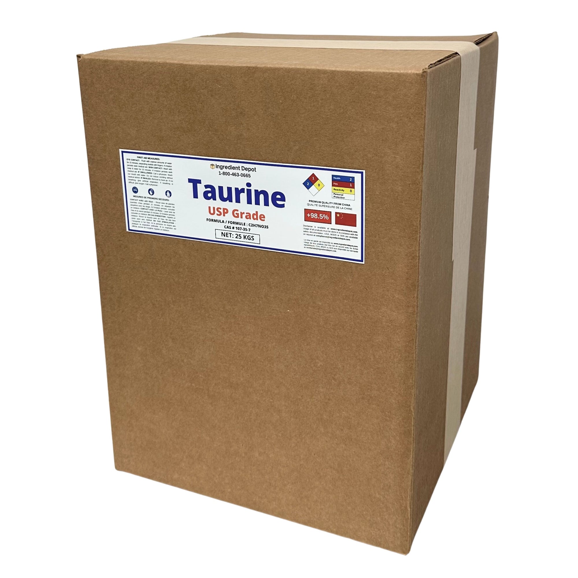 Taurine Powder 25 kgs