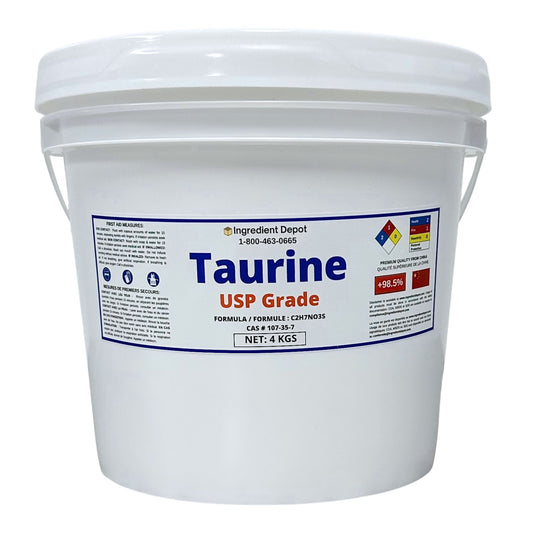 Taurine Powder 4 kgs - IngredientDepot.com