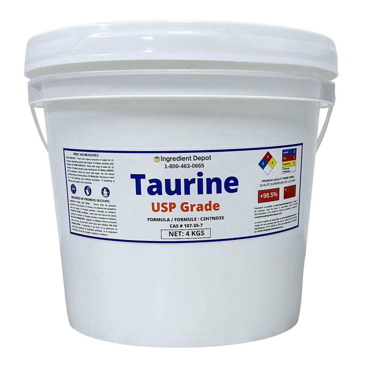 Taurine Powder 4 kgs