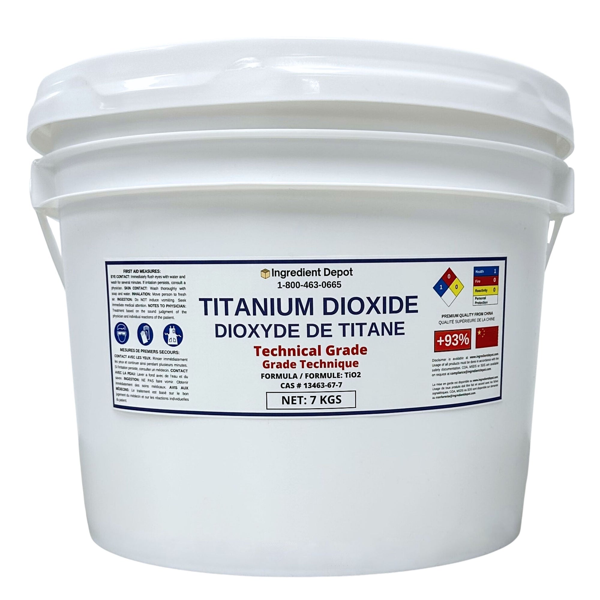 Titanium Dioxide Technical Grade 7 kgs