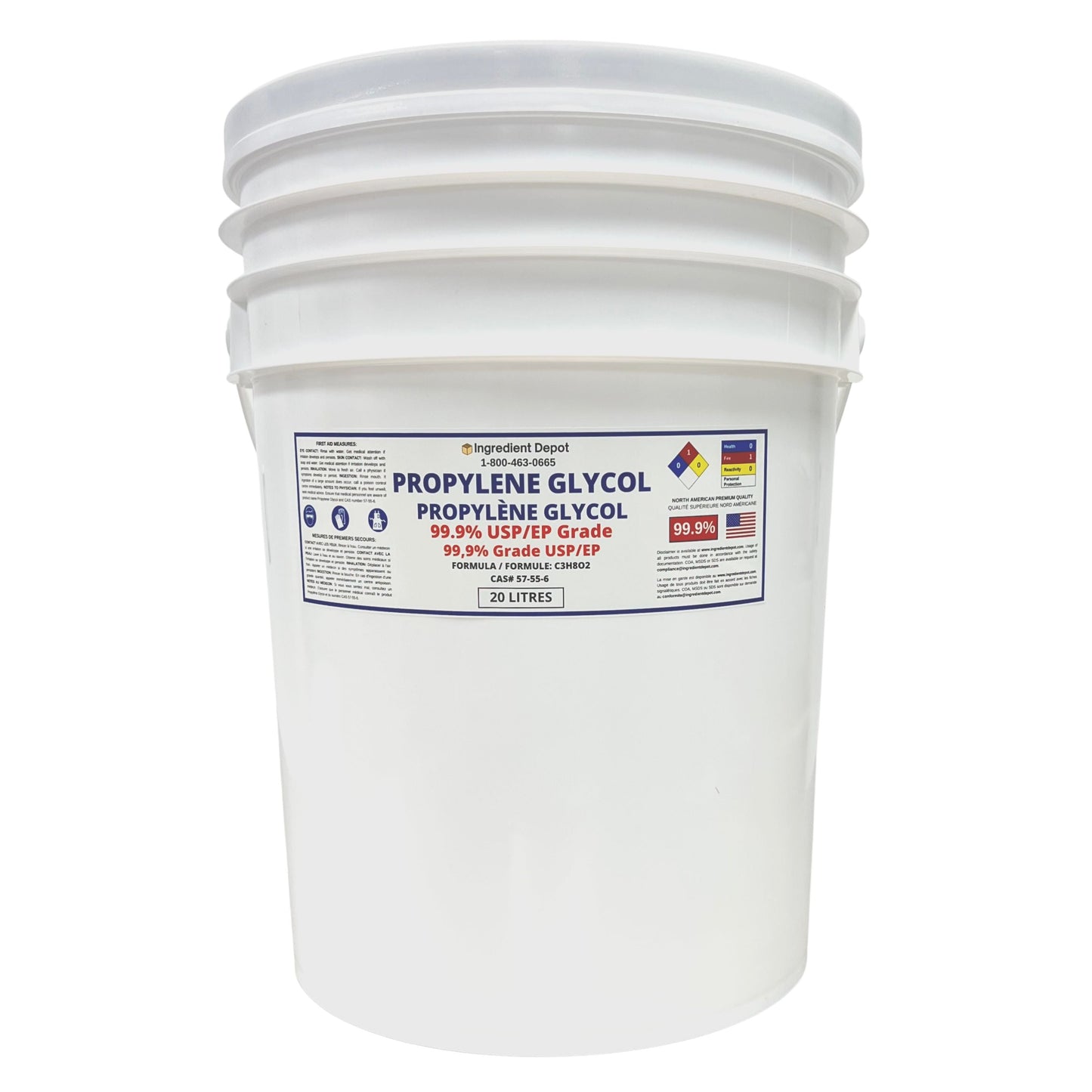 Propylene Glycol 99.9% USP/EP Grade 20 litres