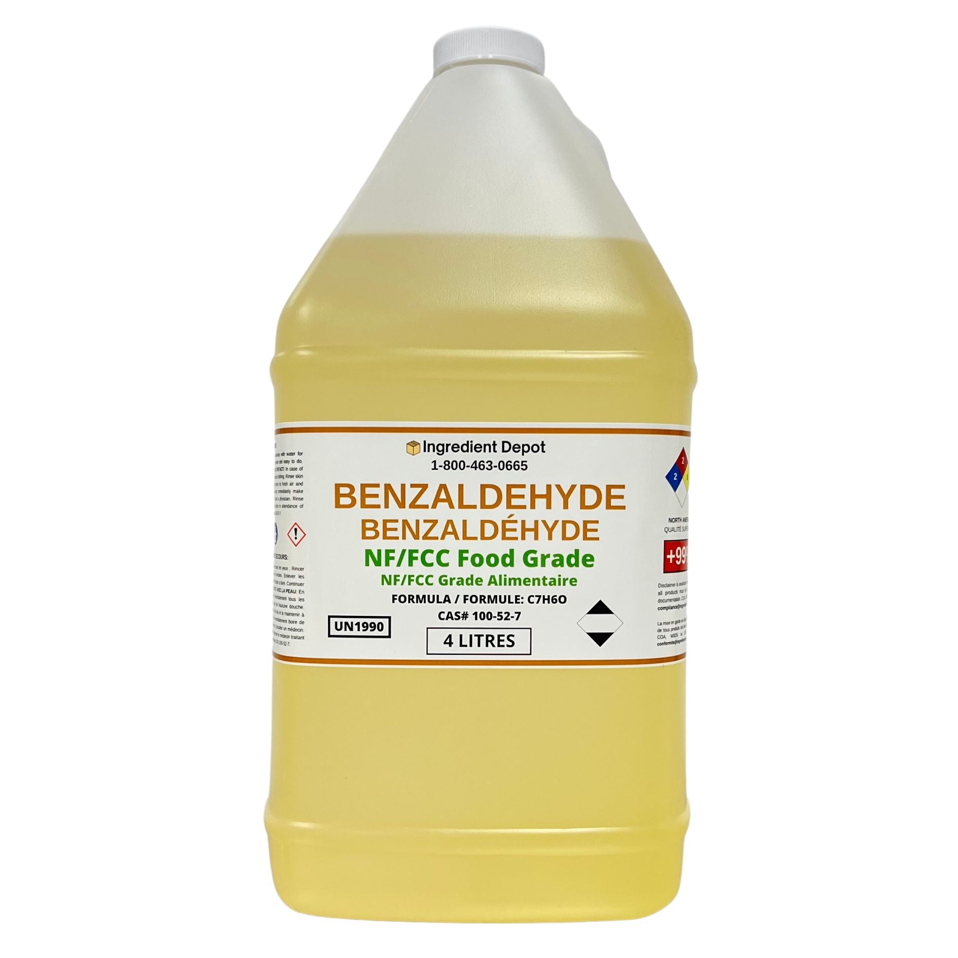 Benzaldehyde Food Grade 4 litres