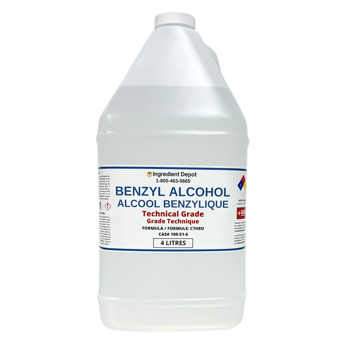 Benzyl Alcohol Technical Grade 4 litres