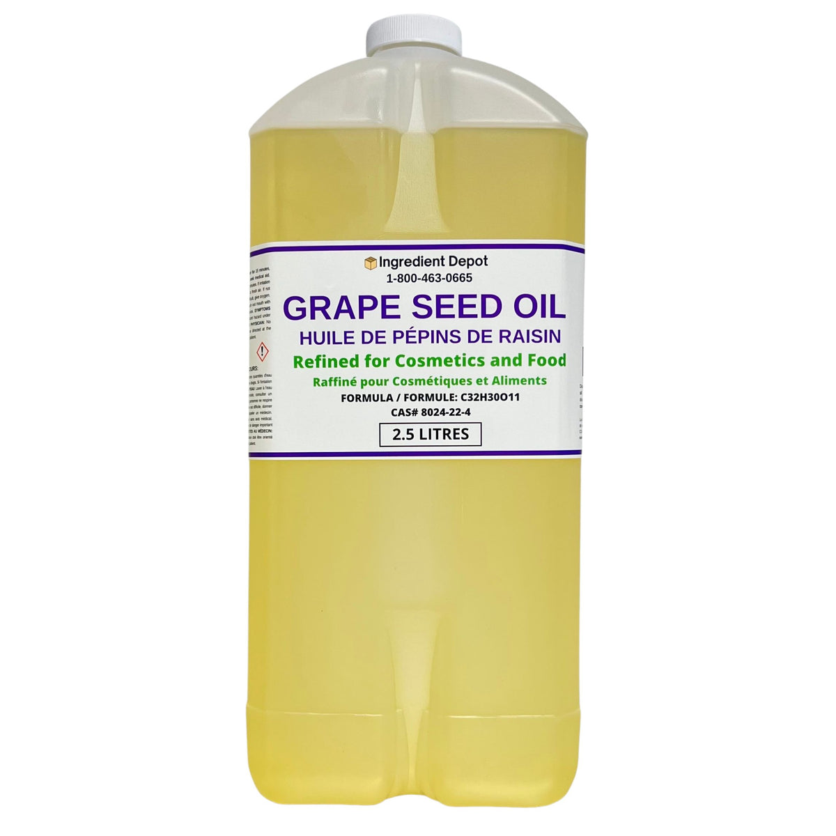 Grape Seed Oil (Refined) 2.5 litres