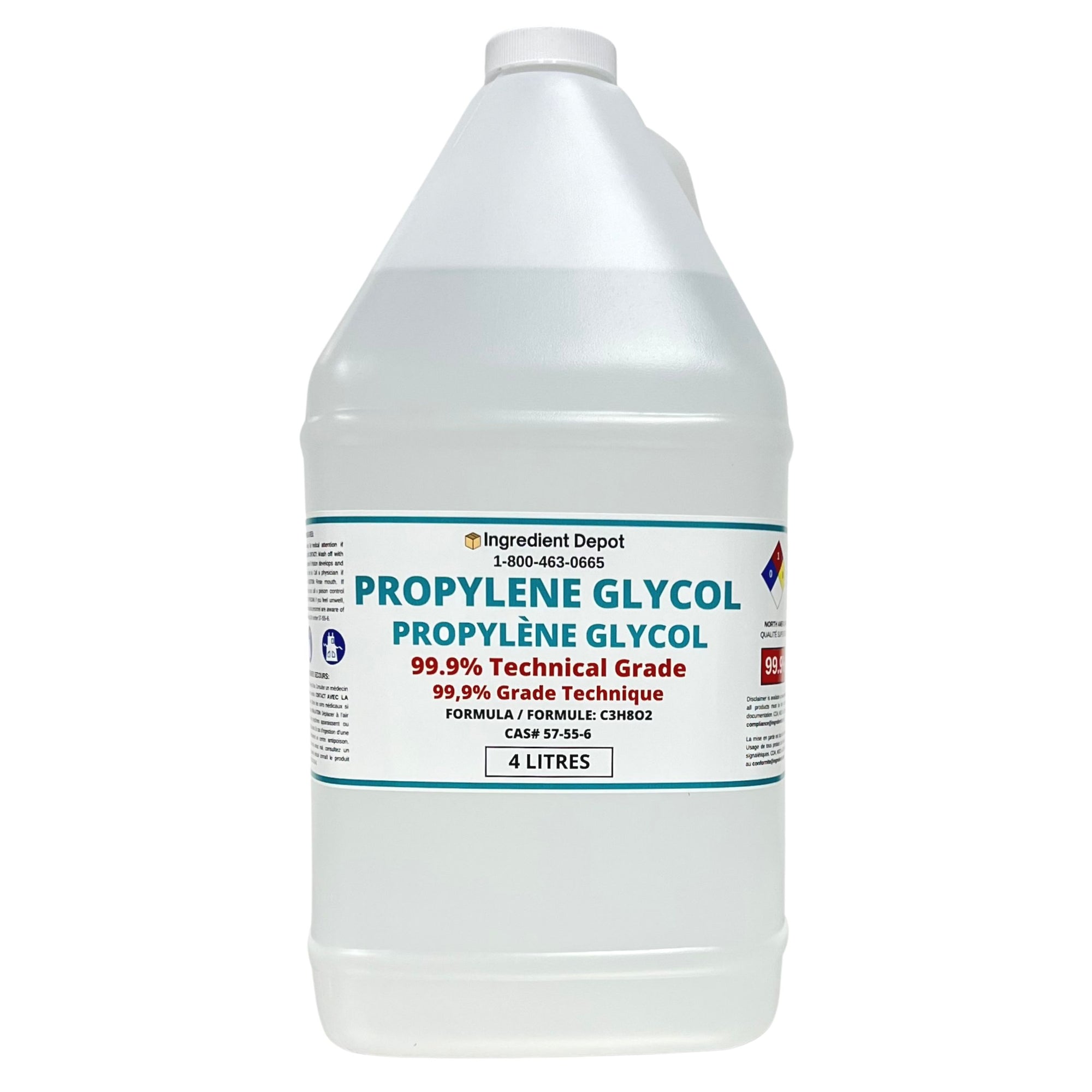 Propylene Glycol 99.9% Technical Grade 4 litres