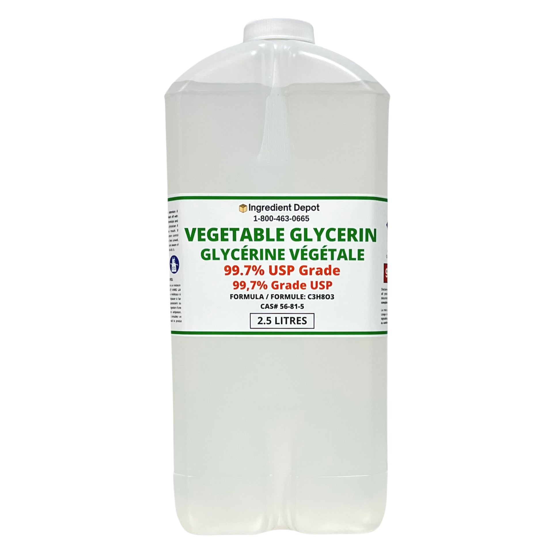 5 litres Base DIY 50% Glycérine Végétale 50% Propylène Glycol Végétal