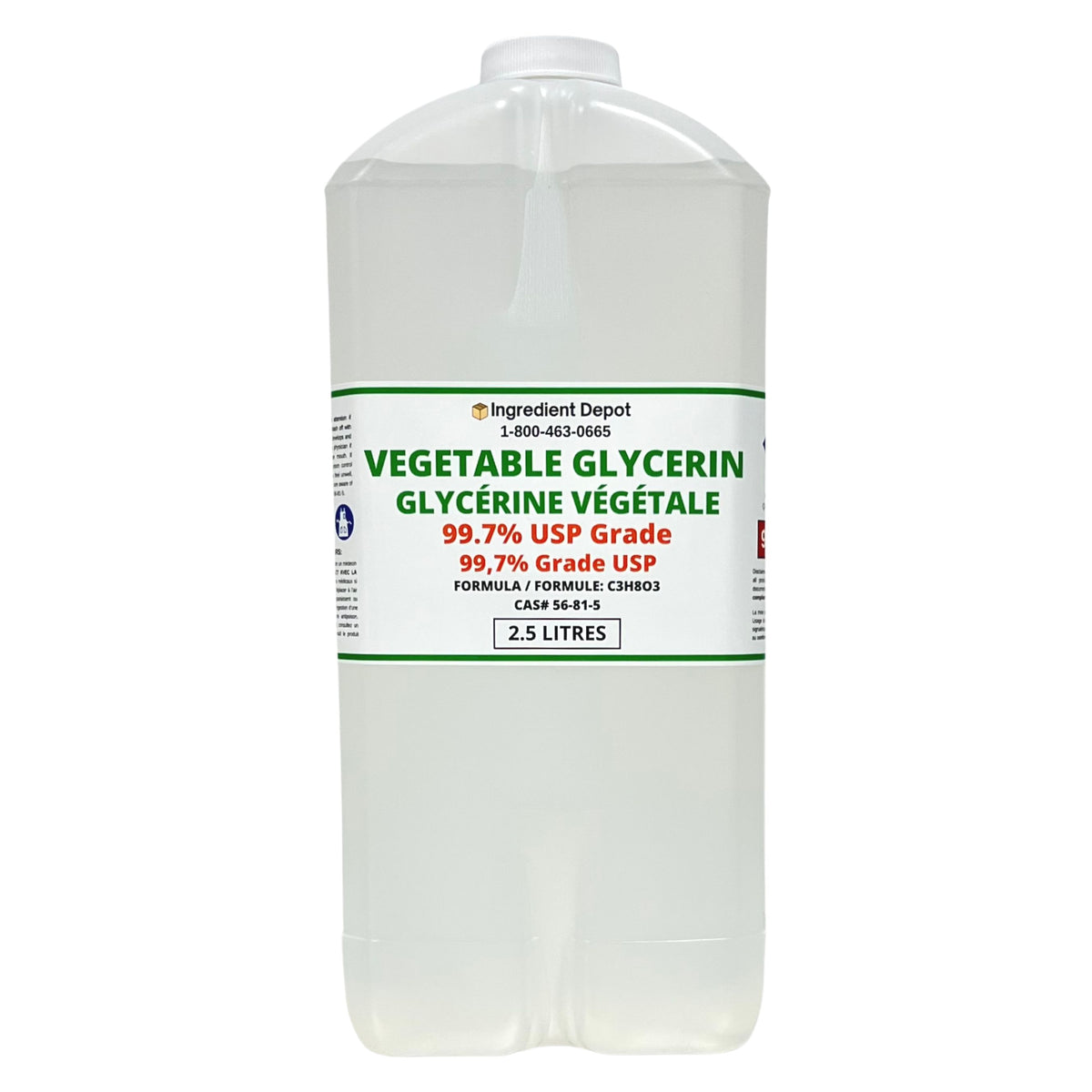 Vegetable Glycerin 99.7% USP Grade 2.5 litres